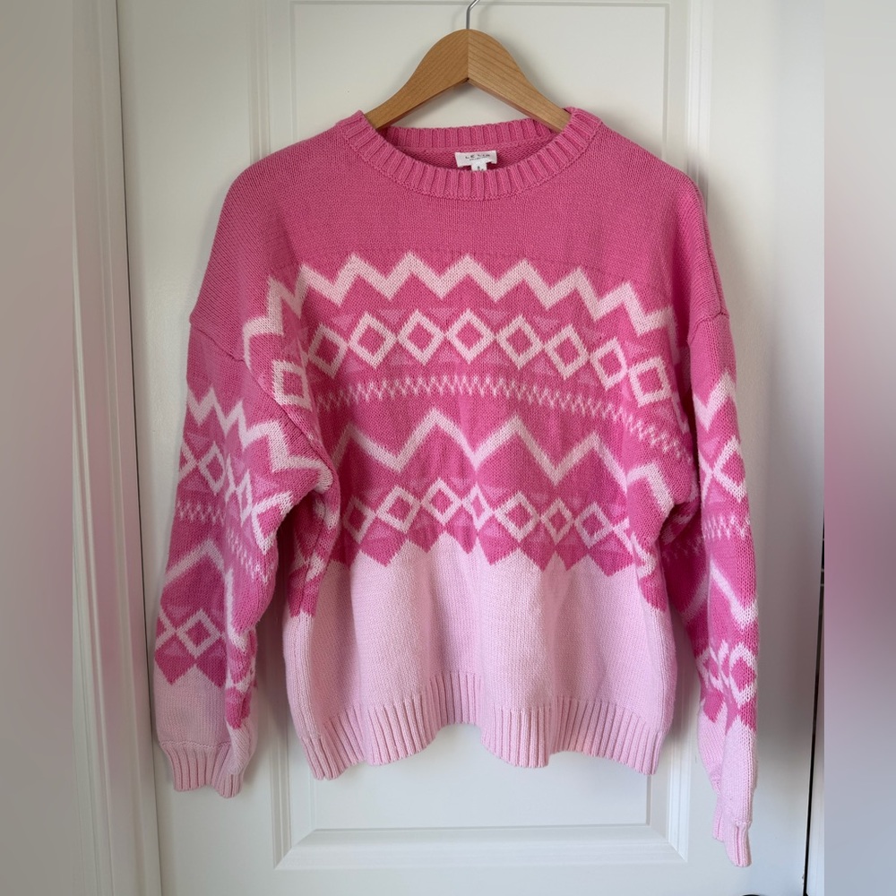 Small Le Lis Pink Sweater - Picture 3 of 10